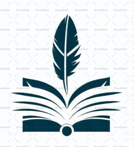 Offenes Buch und Feder